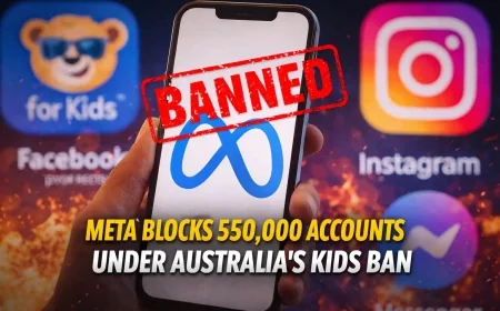 Meta Blocks 550,000 Accounts Under Australia’s Kids Ban