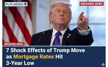 7 Shock Effects of Trump Move as Mortgage Rates Hit 3-Year Low