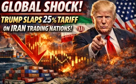 Global Shock: Trump Slaps 25% Tariff on Iran Trading Nations