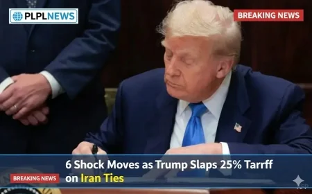 6 Shock Moves as Trump Slaps 25% Tariff on Iran Ties