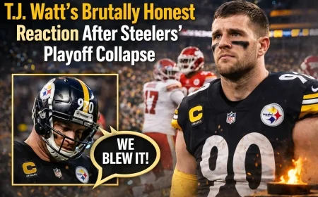 T.J. Watt’s Brutally Honest Reaction After Steelers’ Playoff Collapse