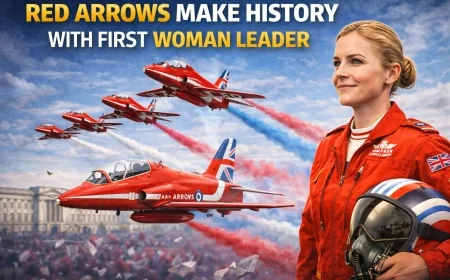 Red Arrows Make History with First Woman Leader