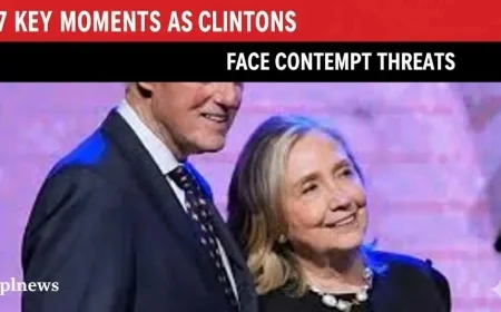 7 Key Moments as Clintons Face Contempt Threats