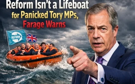 Reform Isn’t a Lifeboat for Panicked Tory MPs, Farage Warns