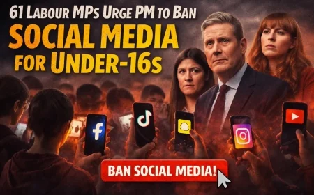 61 Labour MPs Urge PM to Ban Social Media for Under-16s