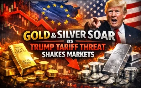 Gold and Silver Soar as Trump Tariff Threat Shakes Markets