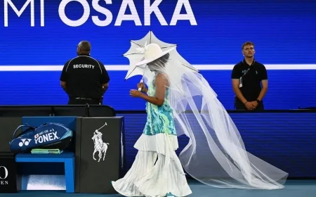 Jellyfish-Inspired Outfit Steals Spotlight in Osaka Win