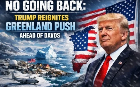 No Going Back: Trump Reignites Greenland Push Ahead of Davos