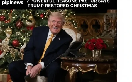 7 Powerful Reasons Pastor Says Trump Restored Christmas
