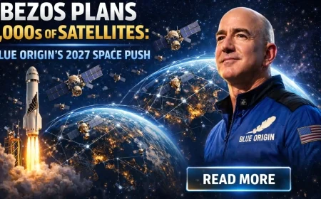 Bezos Plans 1,000s of Satellites: Blue Origin’s 2027 Space Push