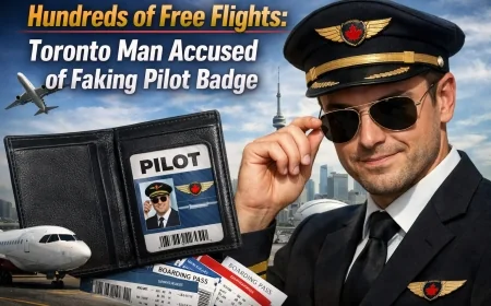 Hundreds of Free Flights: Toronto Man Accused of Faking Pilot Badge