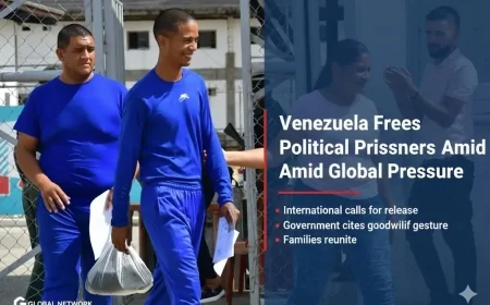 Venezuela political prisoners released international response