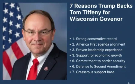 7 Reasons Trump Backs Tom Tiffany for Wisconsin Governor