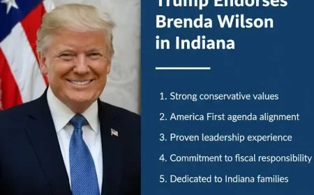 5 Reasons Trump Endorses Brenda Wilson in Indiana