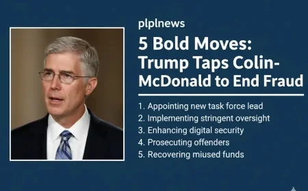 5 Bold Moves: Trump Taps Colin McDonald to End Fraud