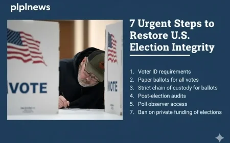 7 Urgent Steps to Restore U.S. Election Integrity