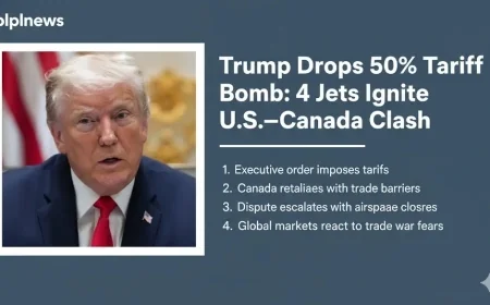 Trump Drops 50% Tariff Bomb: 4 Jets Ignite U.S.–Canada Clash