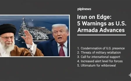Iran on Edge: 5 Warnings as U.S. Armada Advances