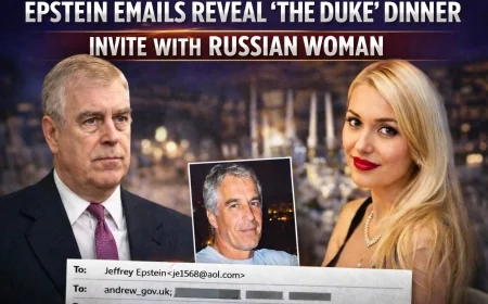 Epstein Emails Reveal ‘The Duke’ Dinner Invite With Russian Woman