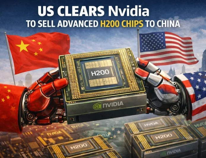 US Clears Nvidia to Sell Advanced H200 Chips to China