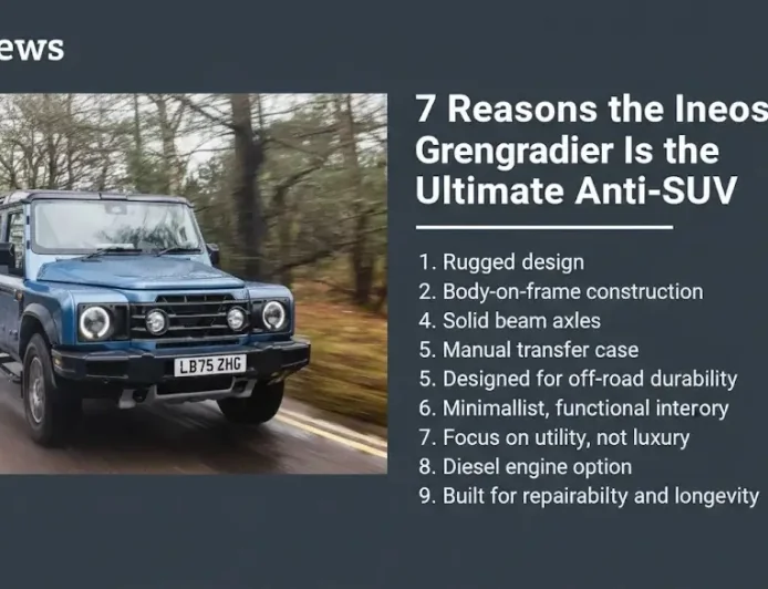 9 Reasons the Ineos Grenadier Is the Ultimate Anti-SUV
