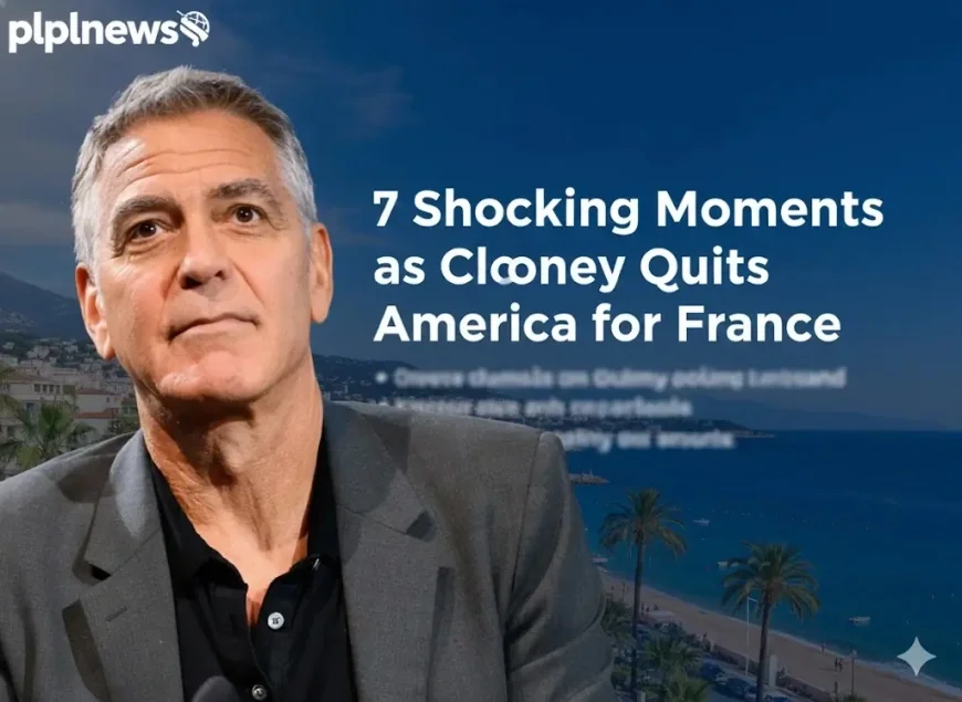 7 Shocking Moments as Clooney Quits America for France