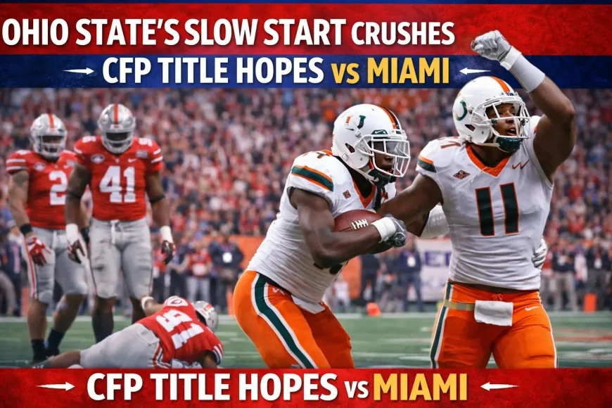 Ohio State’s Slow Start Crushes CFP Title Hopes vs Miami