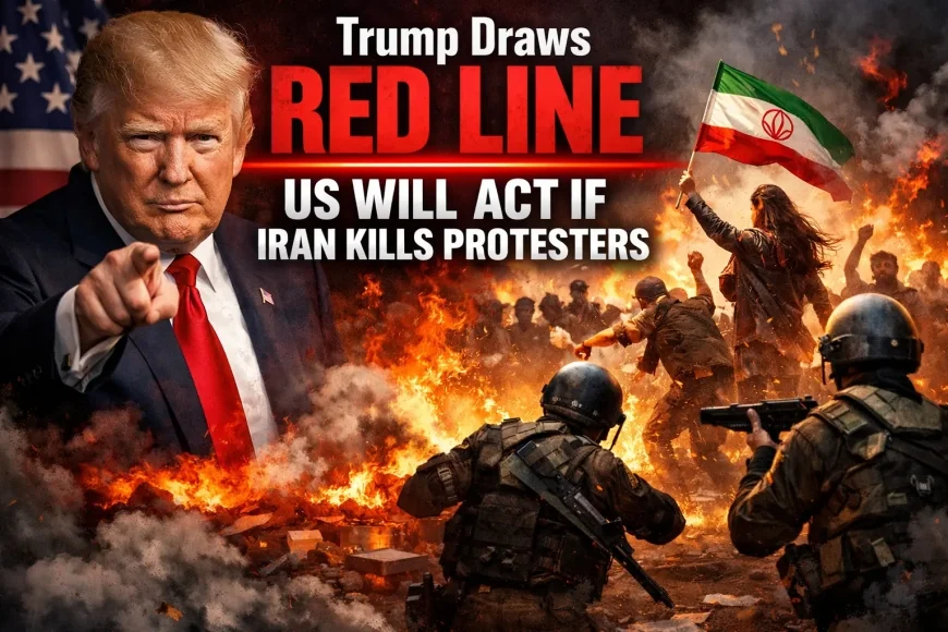 Trump Draws Red Line: US Will Act if Iran Kills Protesters