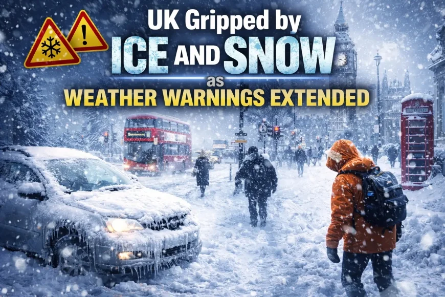 UK Gripped by Ice and Snow as Weather Warnings Extended