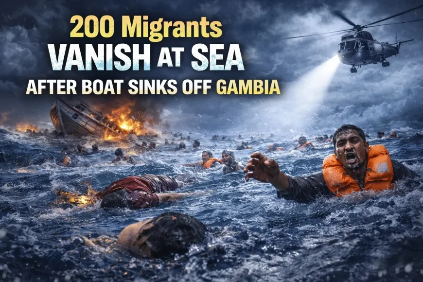 200 Migrants Vanish at Sea After Boat Sinks Off Gambia