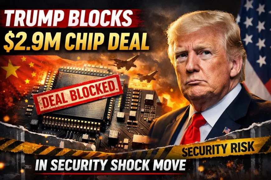 Trump Blocks $2.9M Chip Deal in Security Shock Move