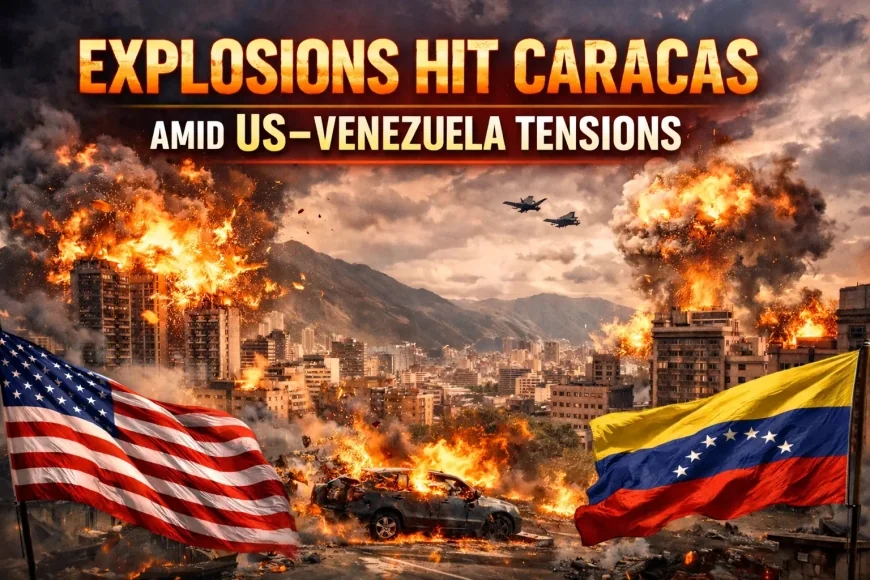 Explosions Hit Caracas Amid US–Venezuela Tensions