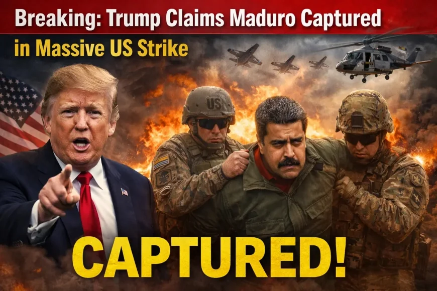 Breaking: Trump Claims Maduro Captured in Massive US Strike