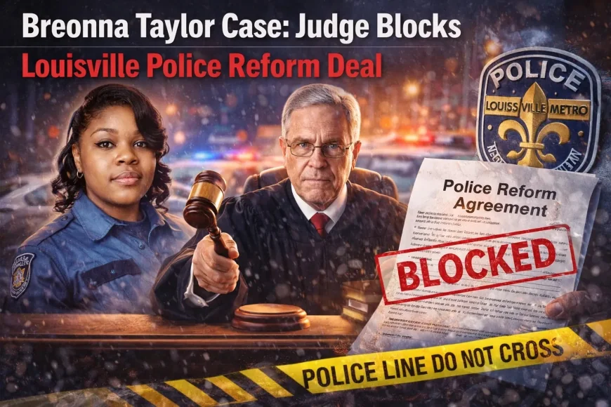 Breonna Taylor Case: Judge Blocks Louisville Police Reform Deal