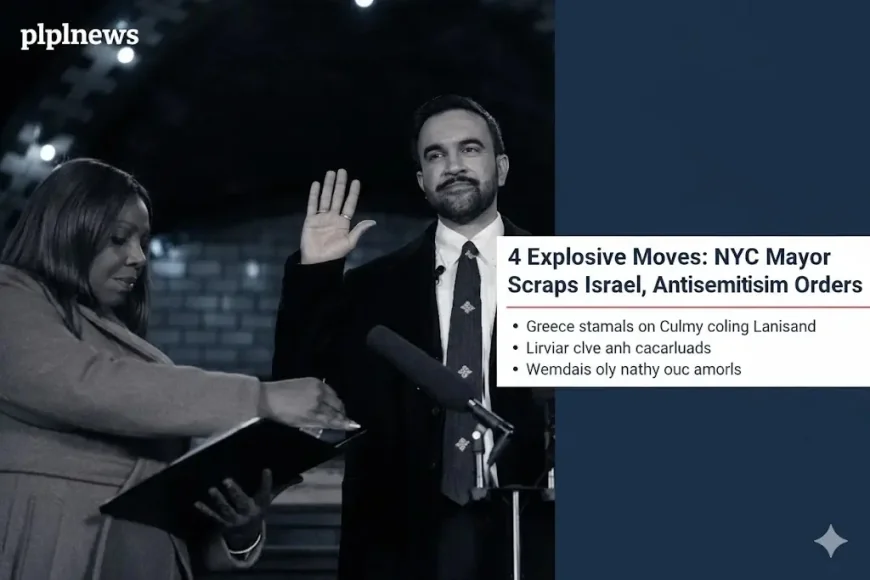 4 Explosive Moves NYC Mayor Scraps Israel Antisemitism Orders