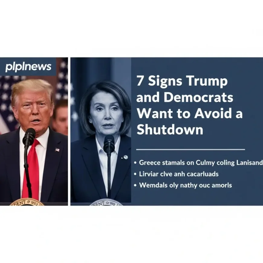 7 Signs Trump and Democrats Want to Avoid a Shutdown