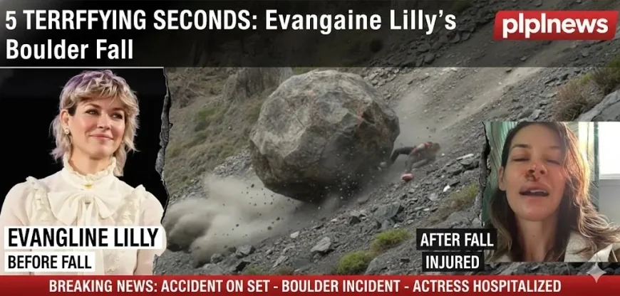5 Terrifying Seconds: Evangeline Lilly’s Boulder Fall
