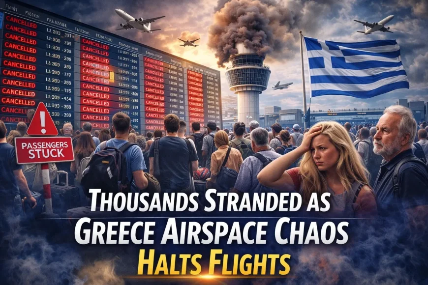 Thousands Stranded as Greece Airspace Chaos Halts Flights