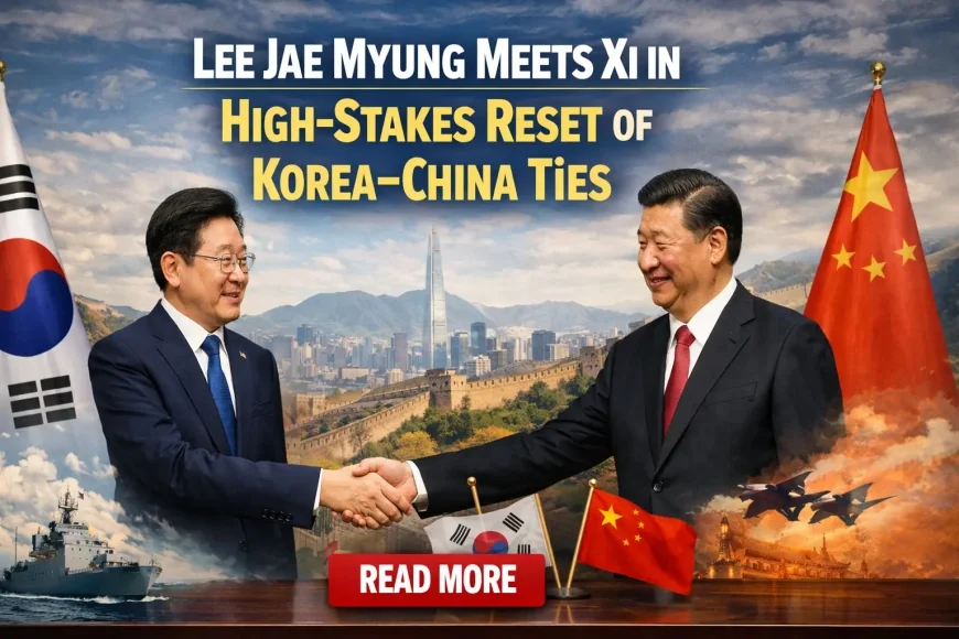 Lee Jae Myung Meets Xi in High-Stakes Reset of Korea–China Ties