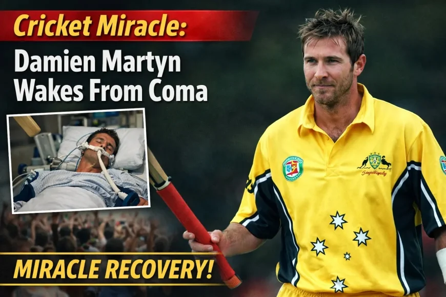 Cricket Miracle: Damien Martyn Wakes From Coma