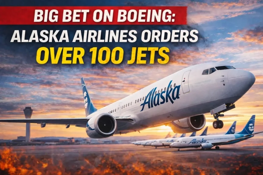 Big Bet on Boeing: Alaska Airlines Orders Over 100 Jets
