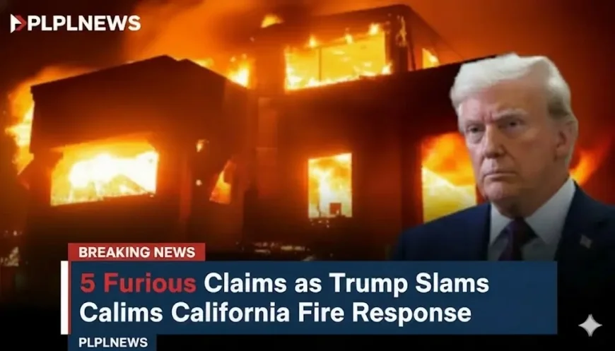 5 Furious Claims as Trump Slams California Fire Response
