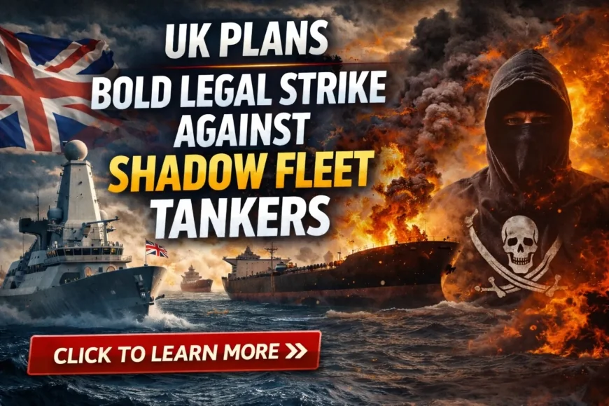 UK Plans Bold Legal Strike Against Shadow Fleet Tankers