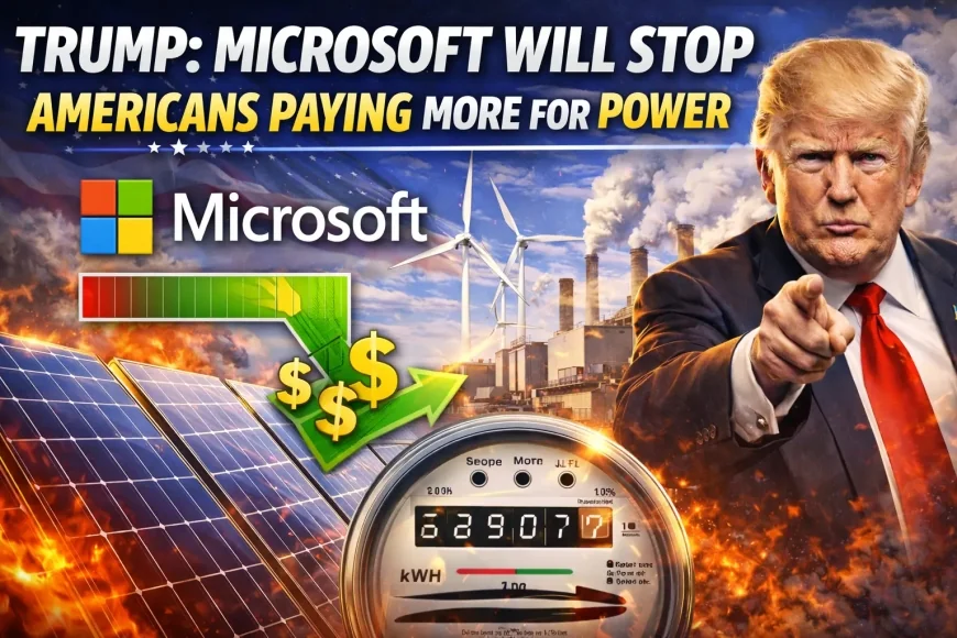 Trump: Microsoft Will Stop Americans Paying More for Power