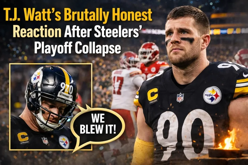 T.J. Watt’s Brutally Honest Reaction After Steelers’ Playoff Collapse