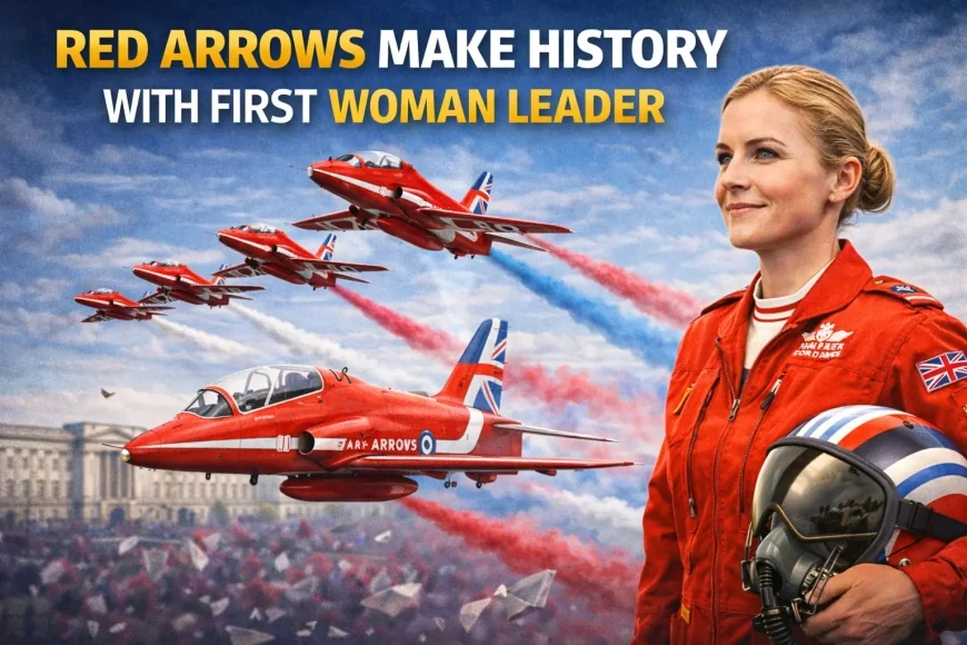 Red Arrows Make History with First Woman Leader