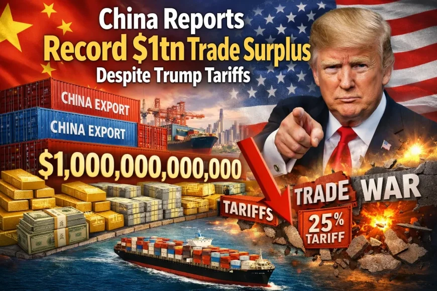 China Reports Record $1tn Trade Surplus Despite Trump Tariffs