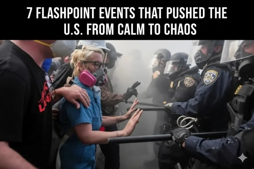 7 Flashpoint Events That Pushed the U.S. From Calm to Chaos