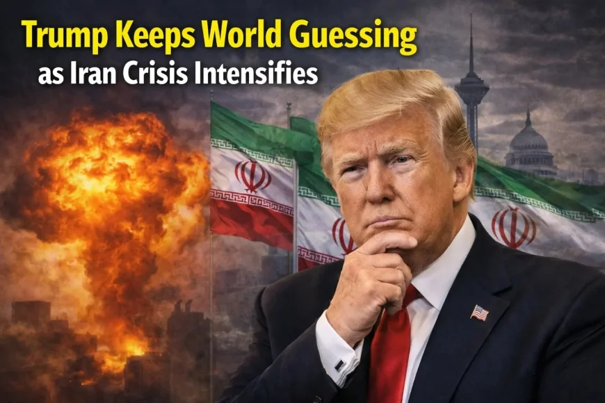 Trump Keeps World Guessing as Iran Crisis Intensifies