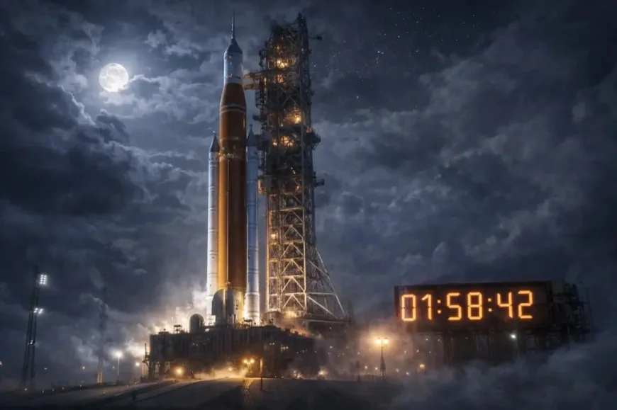 Artemis II Mega Moon Rocket Lands at Launch Pad – Countdown Begins